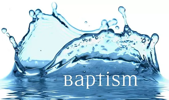 water with baptism